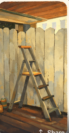 Espace terrasse — préparation et mise en peinture